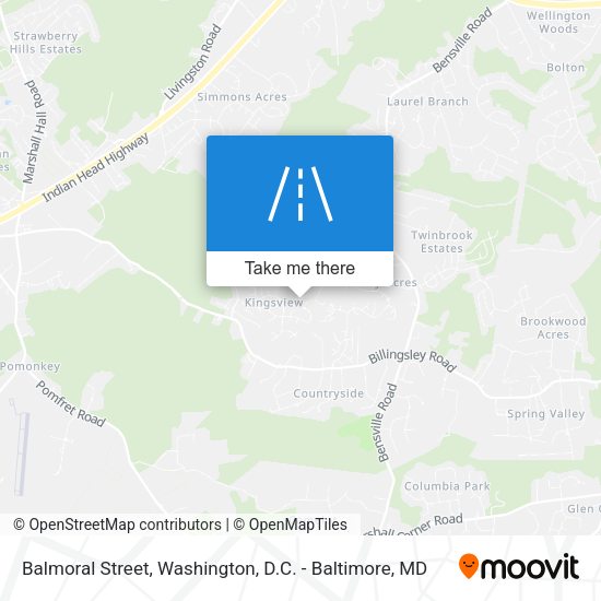 Mapa de Balmoral Street