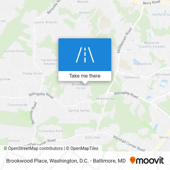 Brookwood Place map