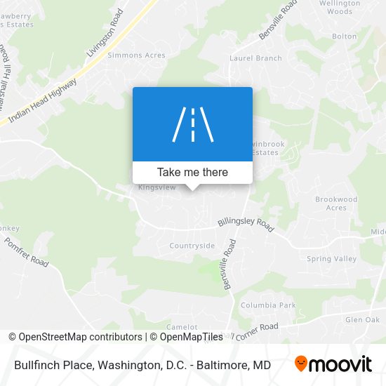 Bullfinch Place map