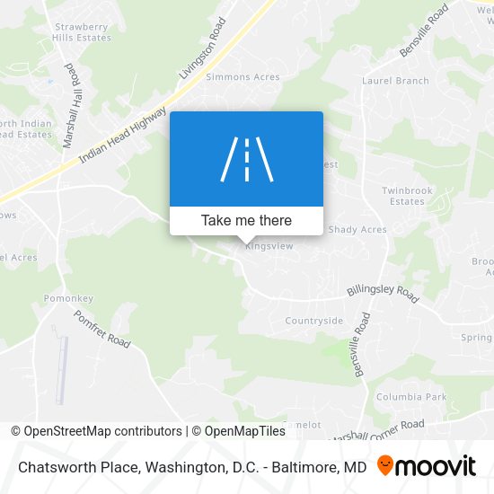 Mapa de Chatsworth Place