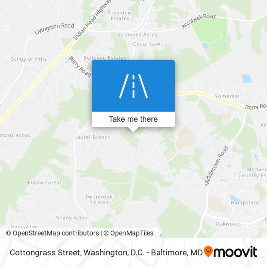 Mapa de Cottongrass Street