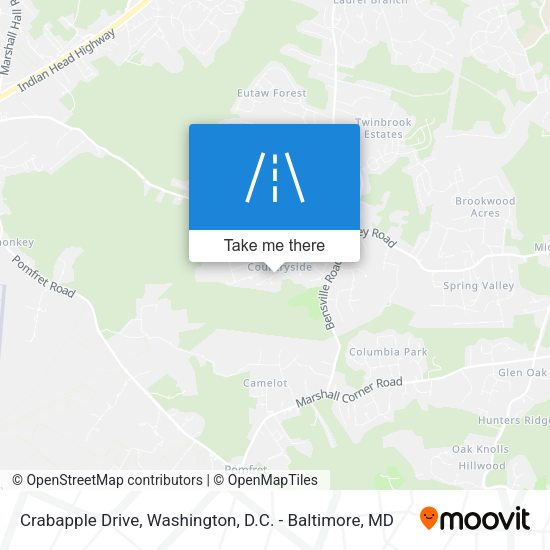 Crabapple Drive map