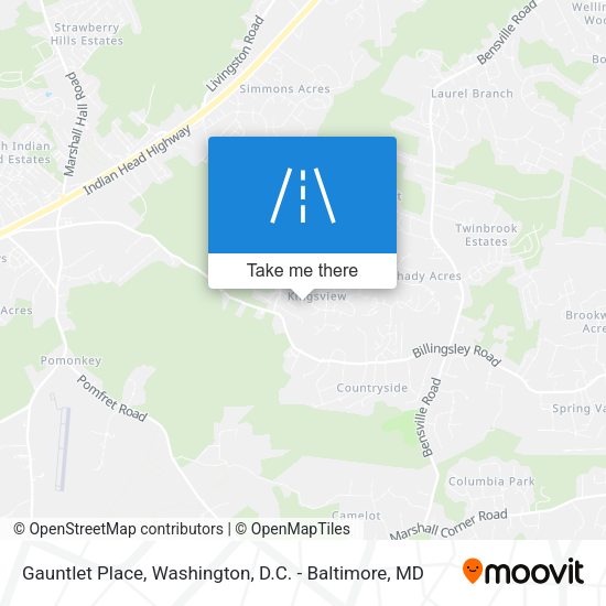 Gauntlet Place map