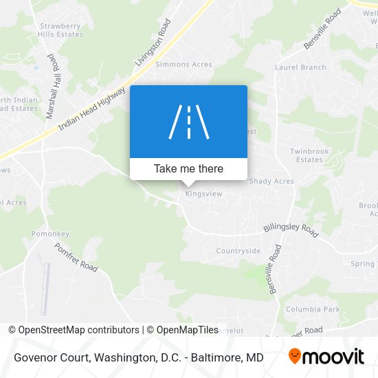 Govenor Court map