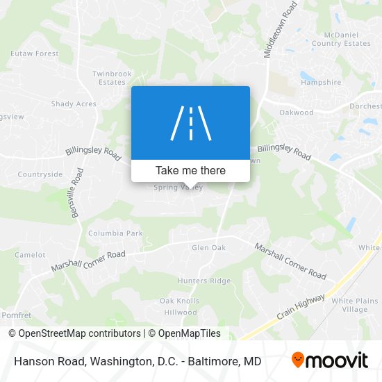 Mapa de Hanson Road