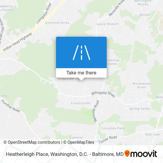 Heatherleigh Place map