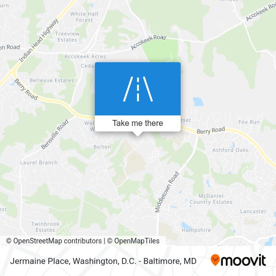 Mapa de Jermaine Place
