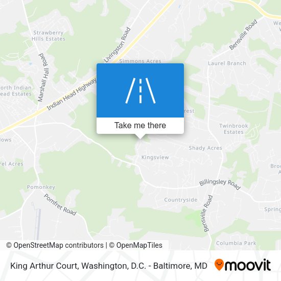Mapa de King Arthur Court
