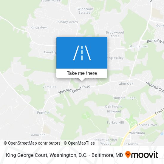 King George Court map