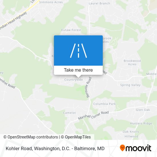Kohler Road map