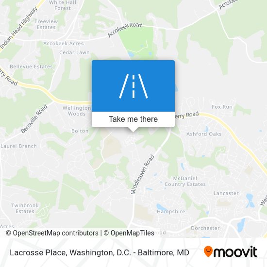 Lacrosse Place map