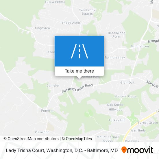 Lady Trisha Court map