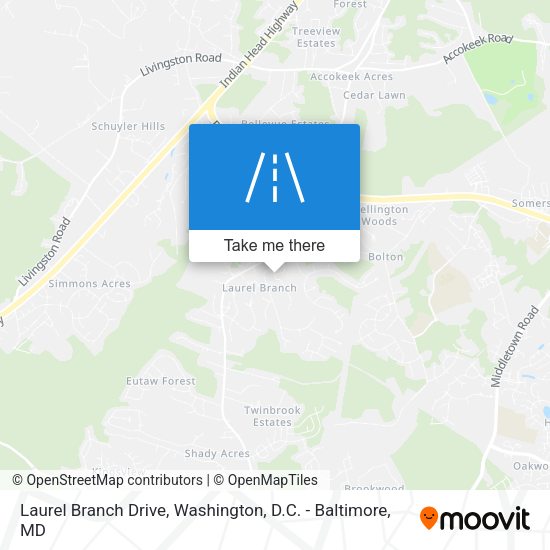 Mapa de Laurel Branch Drive