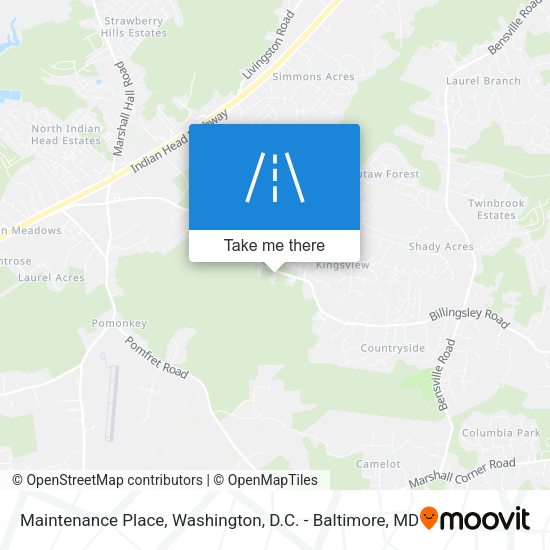 Maintenance Place map