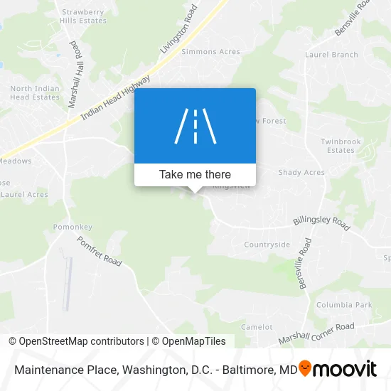 Maintenance Place map