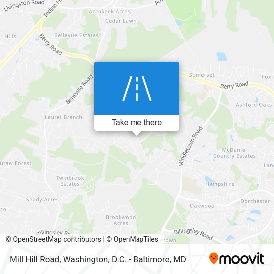 Mapa de Mill Hill Road