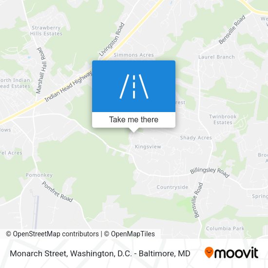 Mapa de Monarch Street