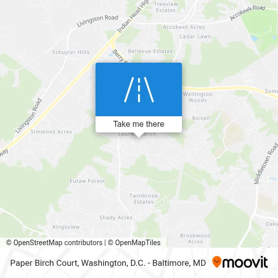 Paper Birch Court map