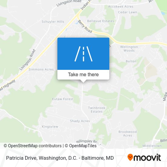 Patricia Drive map