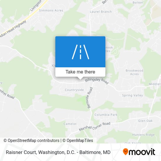 Raisner Court map