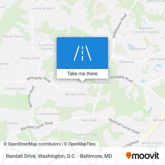 Randall Drive map