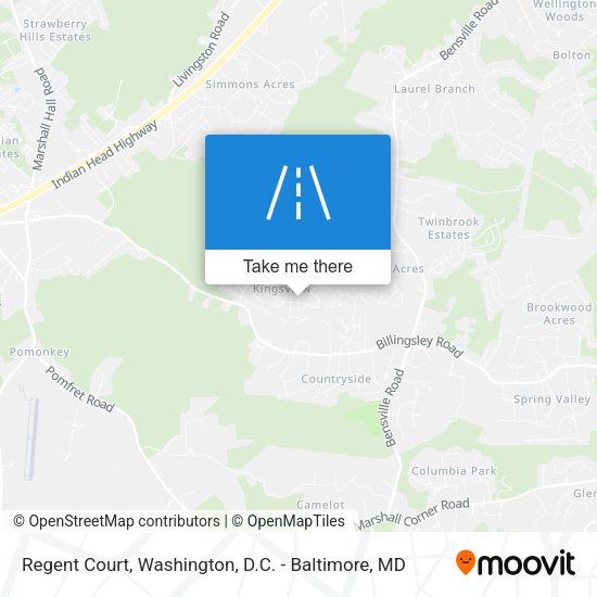 Mapa de Regent Court