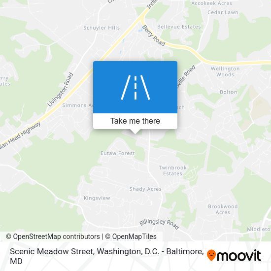 Mapa de Scenic Meadow Street