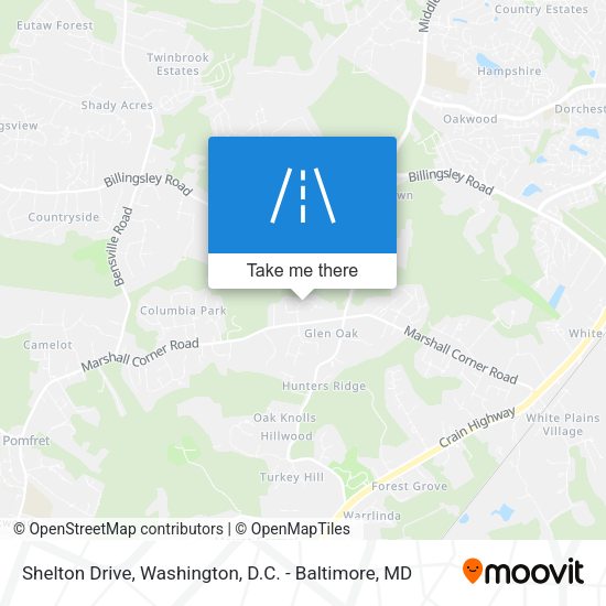 Shelton Drive map
