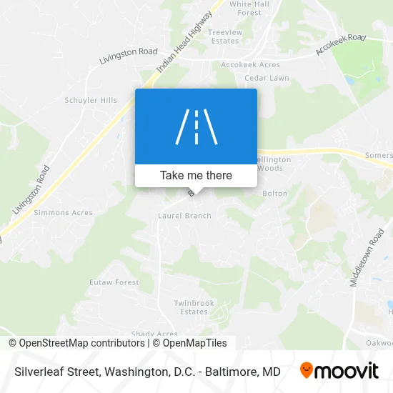 Silverleaf Street map