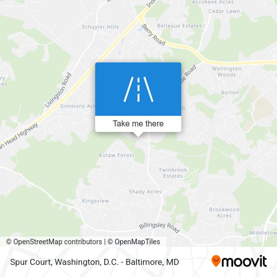 Spur Court map