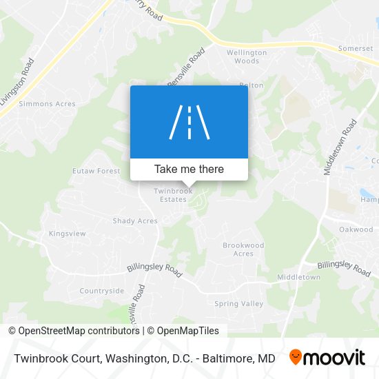 Twinbrook Court map
