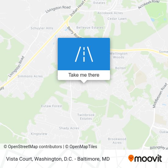Vista Court map