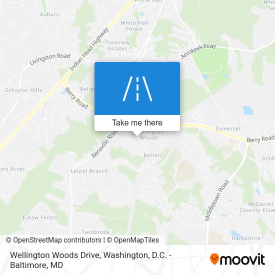 Wellington Woods Drive map