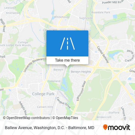 Ballew Avenue map