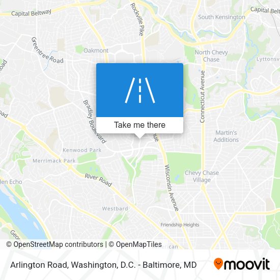Mapa de Arlington Road