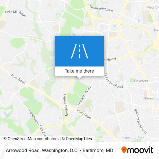 Arrowood Road map