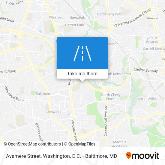 Avamere Street map