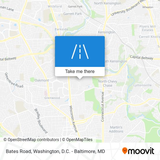 Bates Road map
