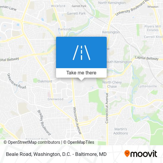 Beale Road map