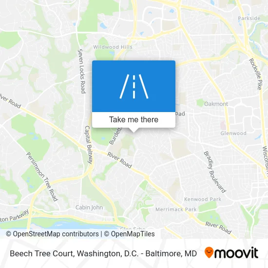 Beech Tree Court map