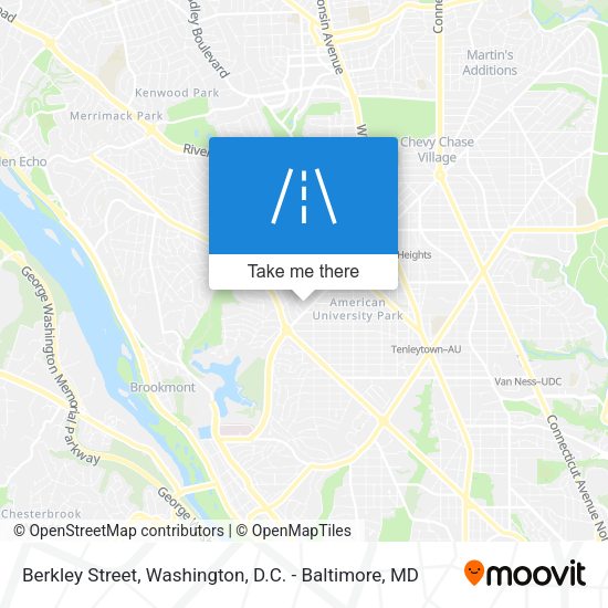 Berkley Street map