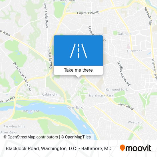 Blacklock Road map