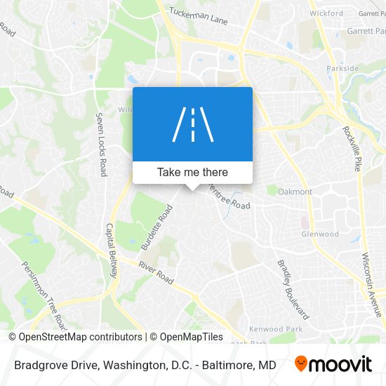 Mapa de Bradgrove Drive