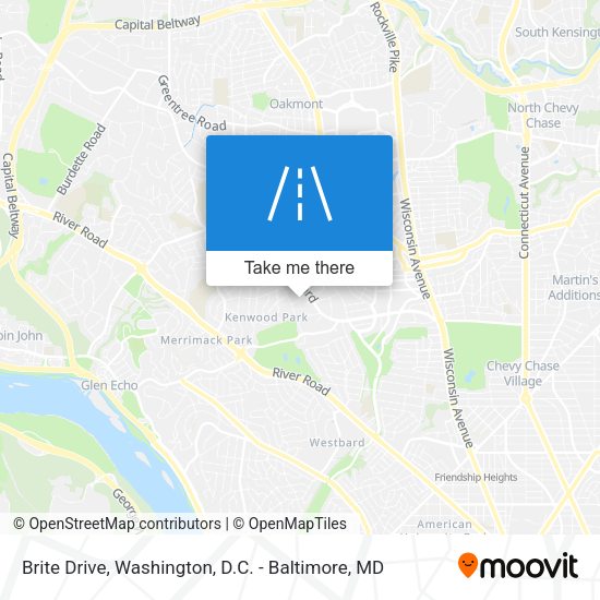 Mapa de Brite Drive