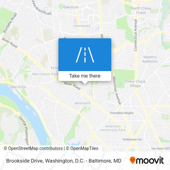 Brookside Drive map