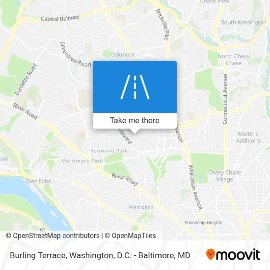 Burling Terrace map