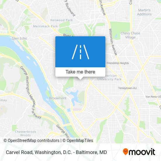 Carvel Road map