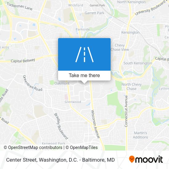 Mapa de Center Street