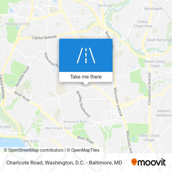 Charlcote Road map