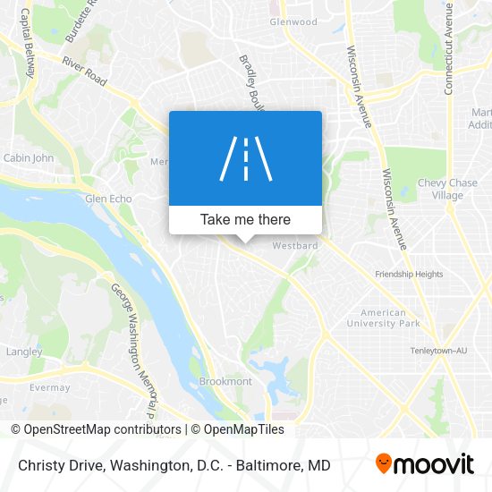 Mapa de Christy Drive